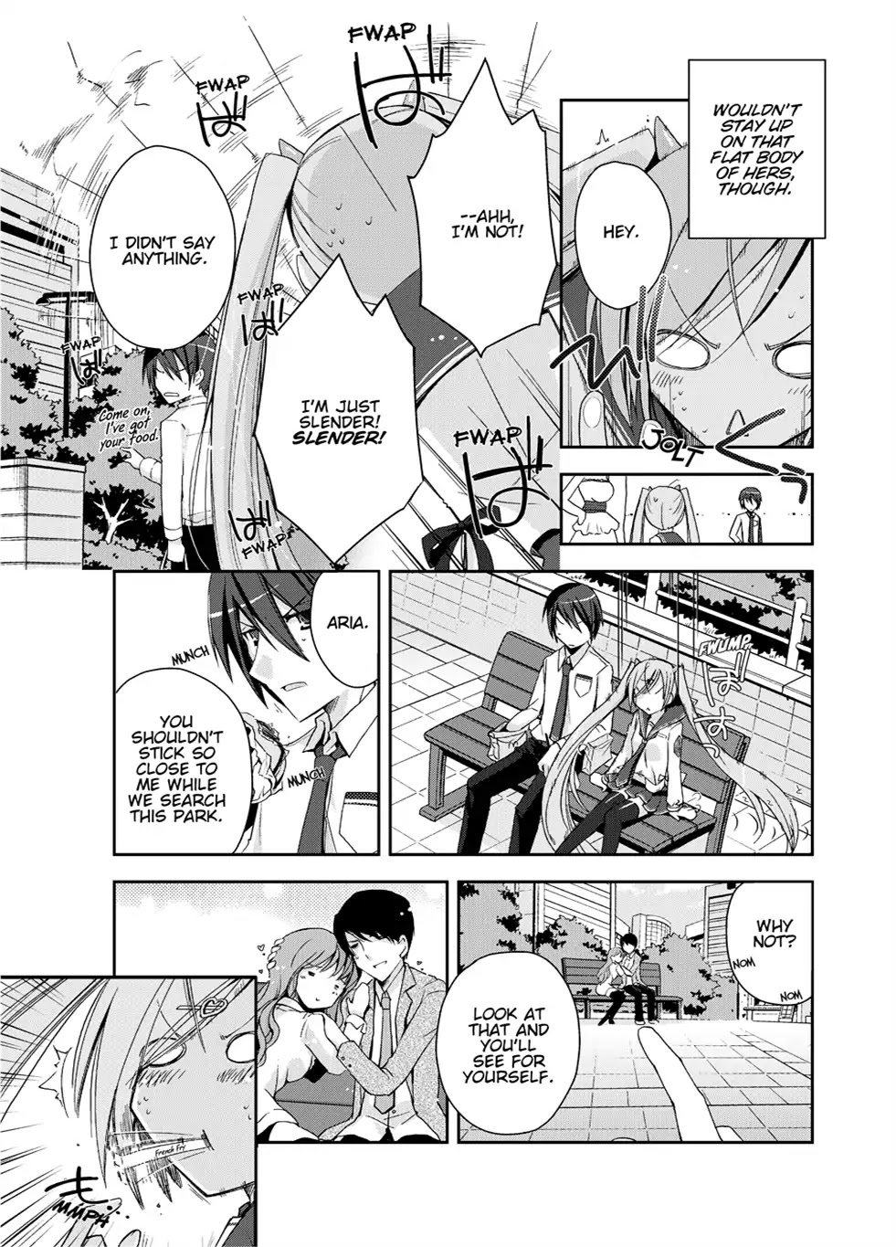 Hidan no Aria Chapter 5 page 27 - Chapter 5: Vol.1 Bullet 5: Between a Rock and a Hard Place