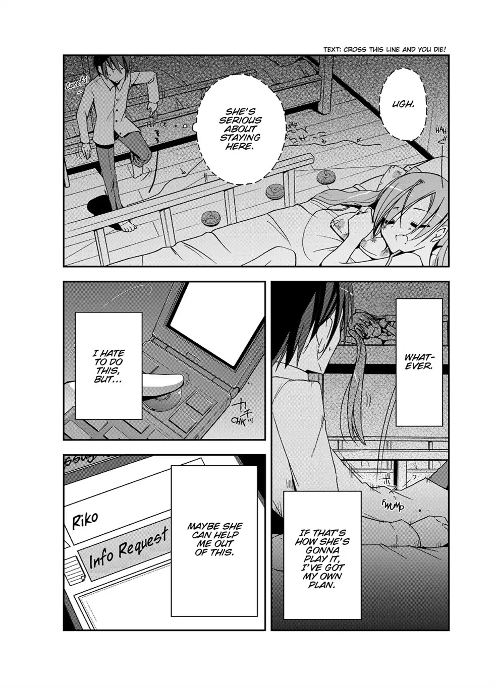 Hidan no Aria Chapter 5 page 33 - Chapter 5: Vol.1 Bullet 5: Between a Rock and a Hard Place