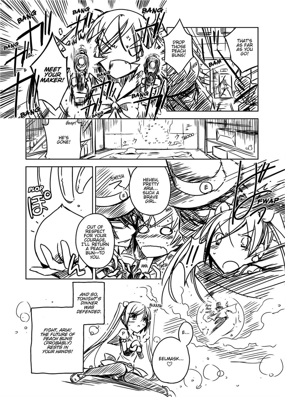 Hidan no Aria Chapter 5 page 39 - Chapter 5: Vol.1 Bullet 5: Between a Rock and a Hard Place