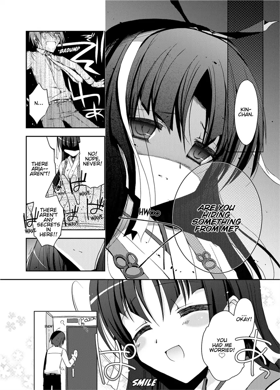 Hidan no Aria Chapter 5 page 8 - Chapter 5: Vol.1 Bullet 5: Between a Rock and a Hard Place