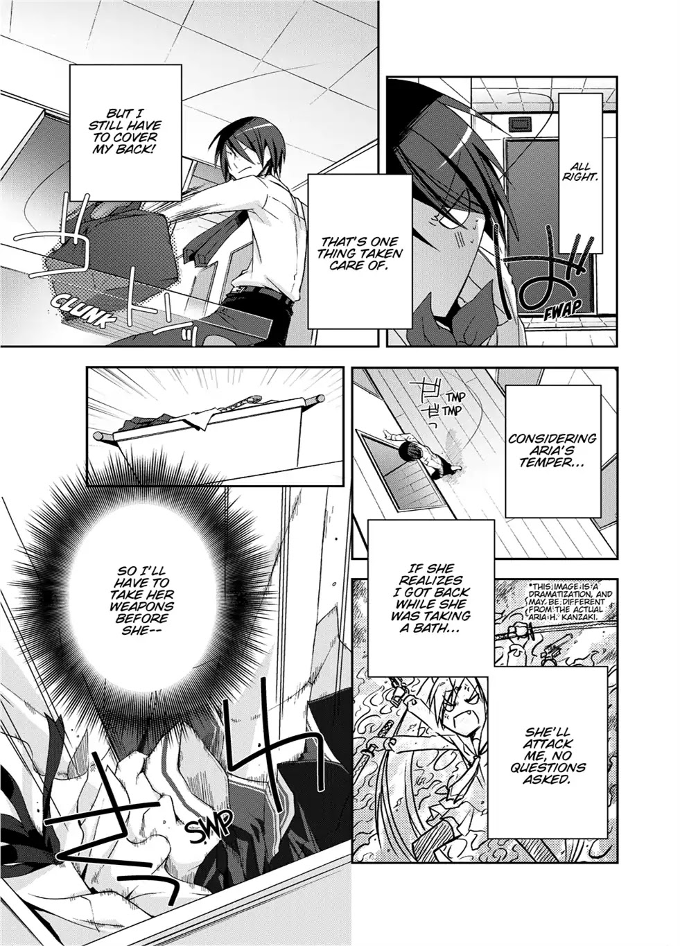 Hidan no Aria Chapter 5 page 9 - Chapter 5: Vol.1 Bullet 5: Between a Rock and a Hard Place