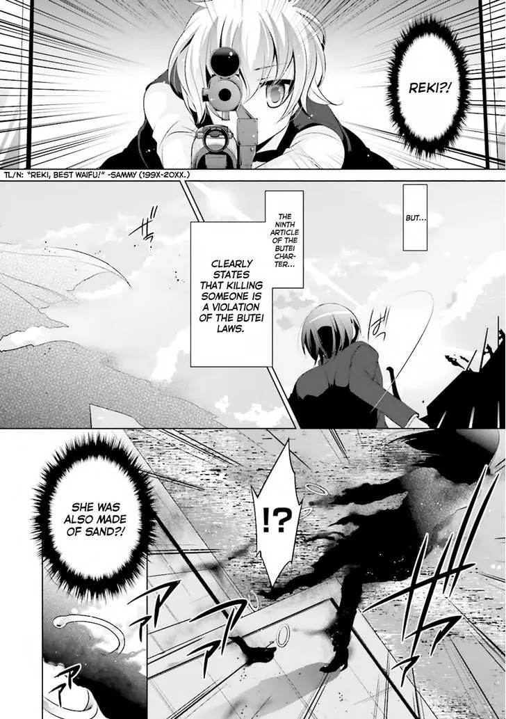 Hidan no Aria Chapter 52 page 14 - Chapter 52: Patra the sand user