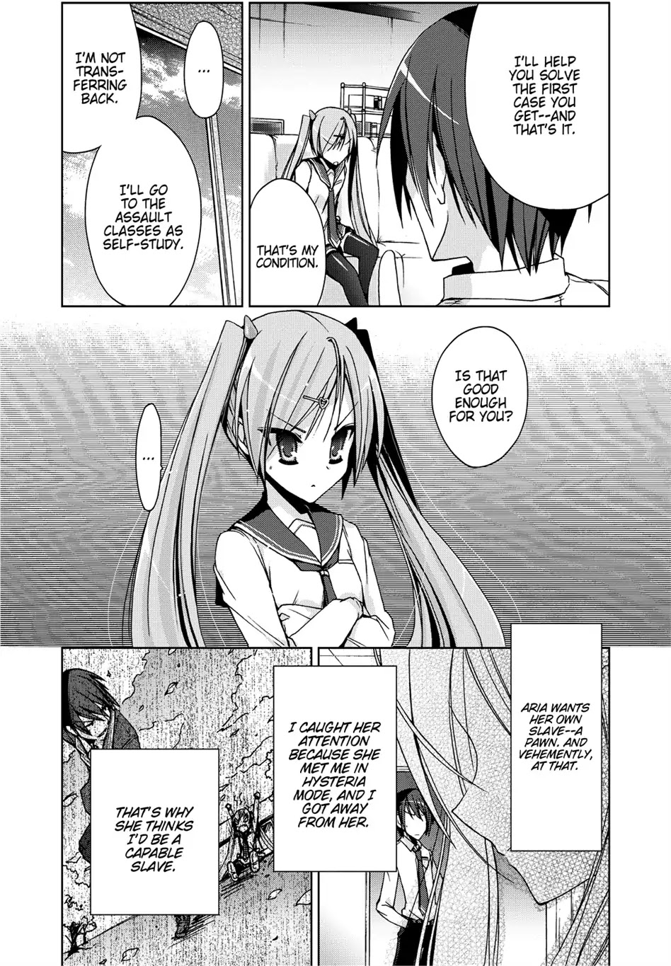Hidan no Aria Chapter 6 page 35 - Chapter 6 : Kanzaki H. Aria