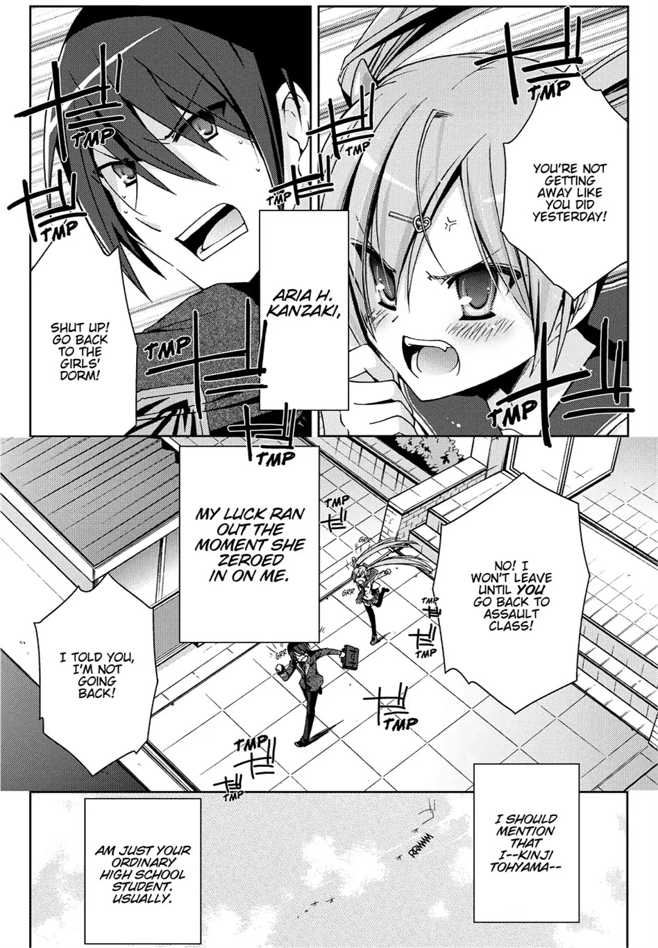 Hidan no Aria Chapter 6 page 9 - Chapter 6 : Kanzaki H. Aria