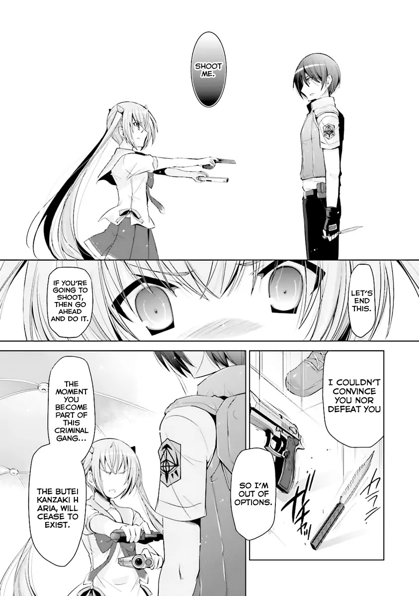 Hidan no Aria Chapter 62 page 16 - Chapter 62: Meaning of the 1st Article of the Butei Law
