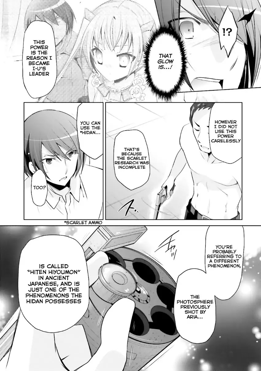 Hidan no Aria Chapter 65 page 18 - Chapter 65: Scarlet Research