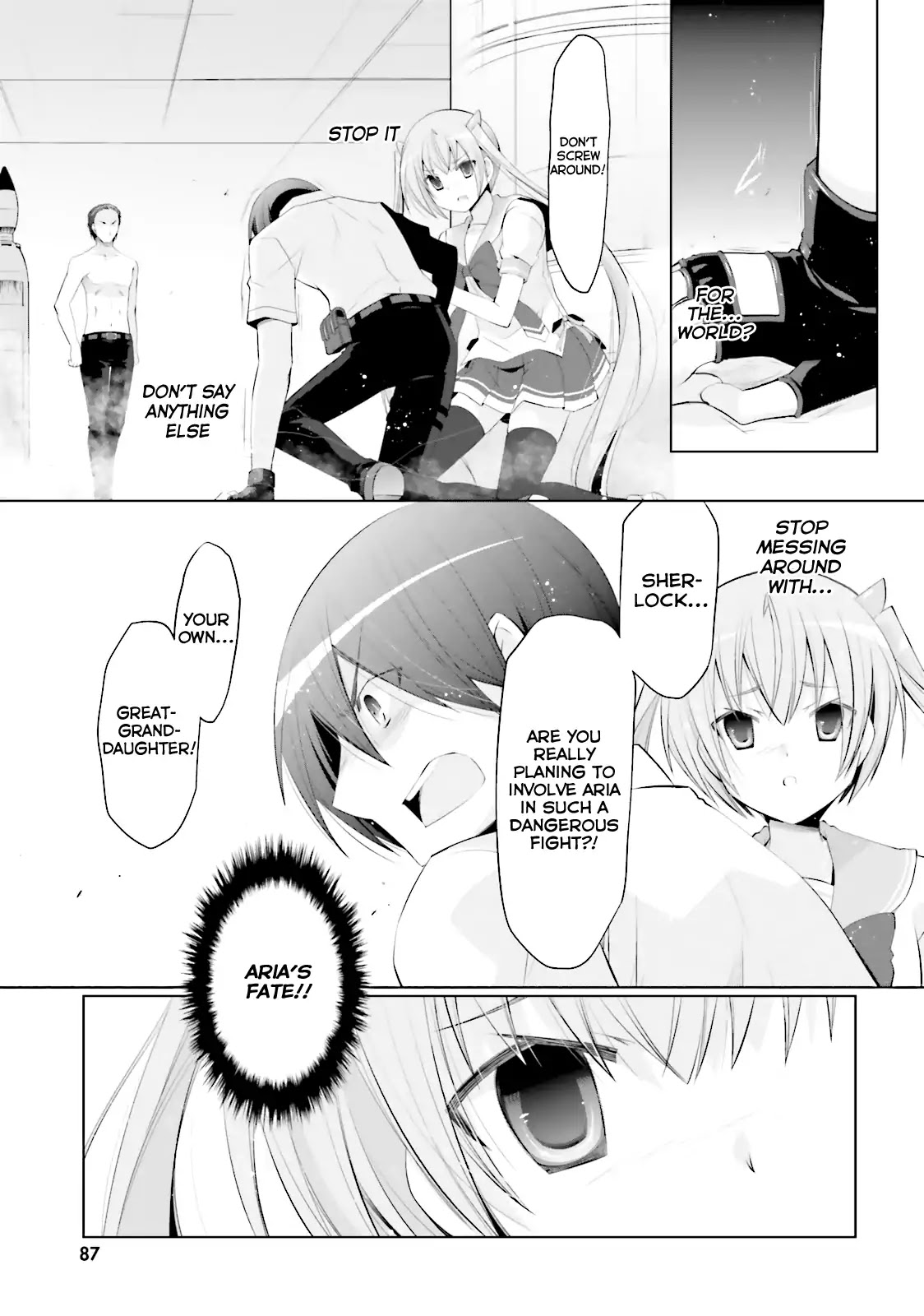 Hidan no Aria Chapter 66 page 12 - Chapter 66: The Lens Of Space-Time
