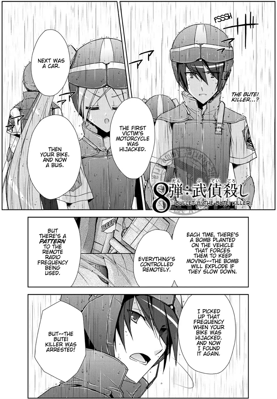 Hidan no Aria Chapter 8 page 1 - Chapter 8: Vol.2 Bullet 8: The Butei Killer
