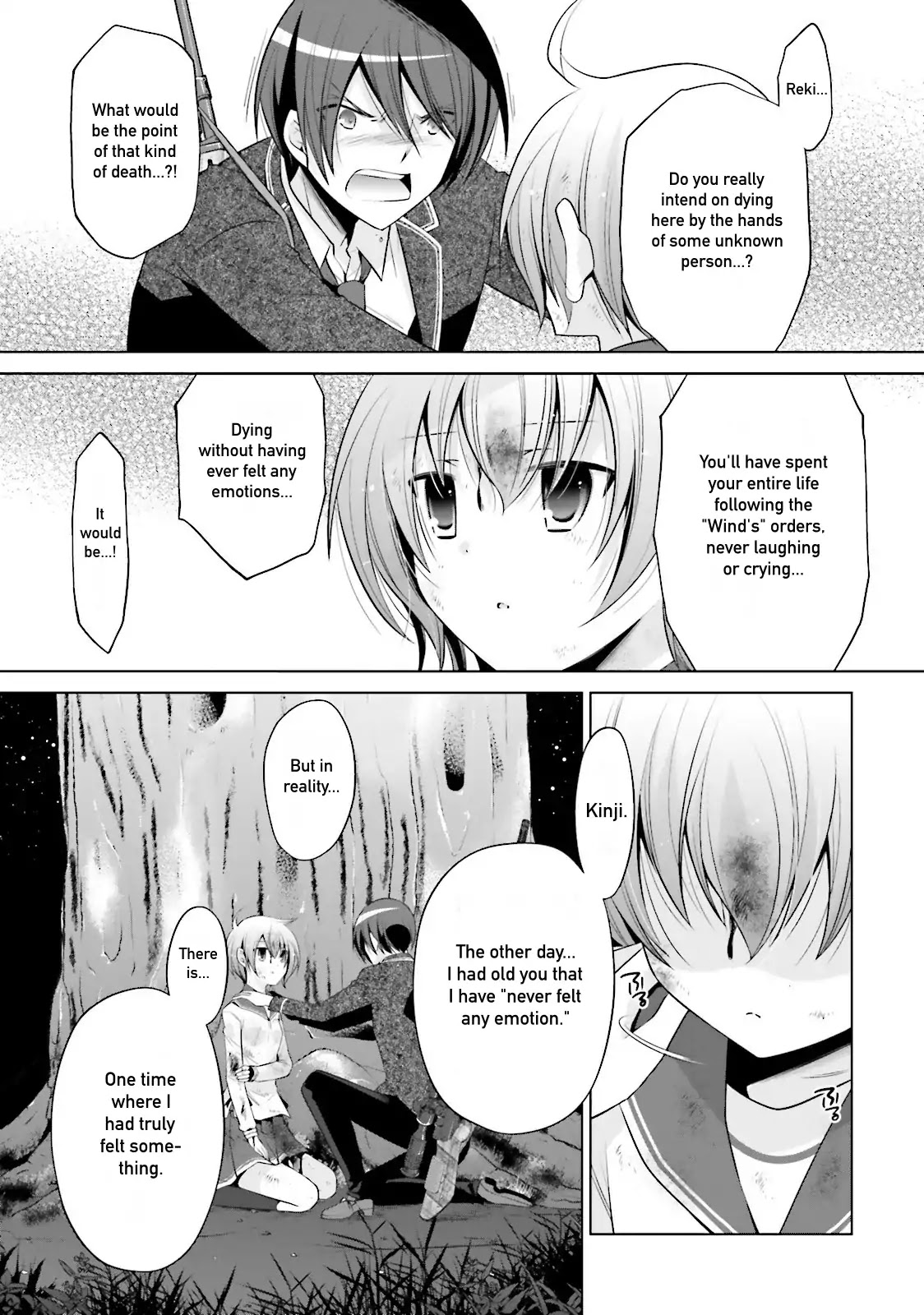 Hidan no Aria Chapter 80 page 13 - Chapter 80: The Girl who doesn't know Emotions