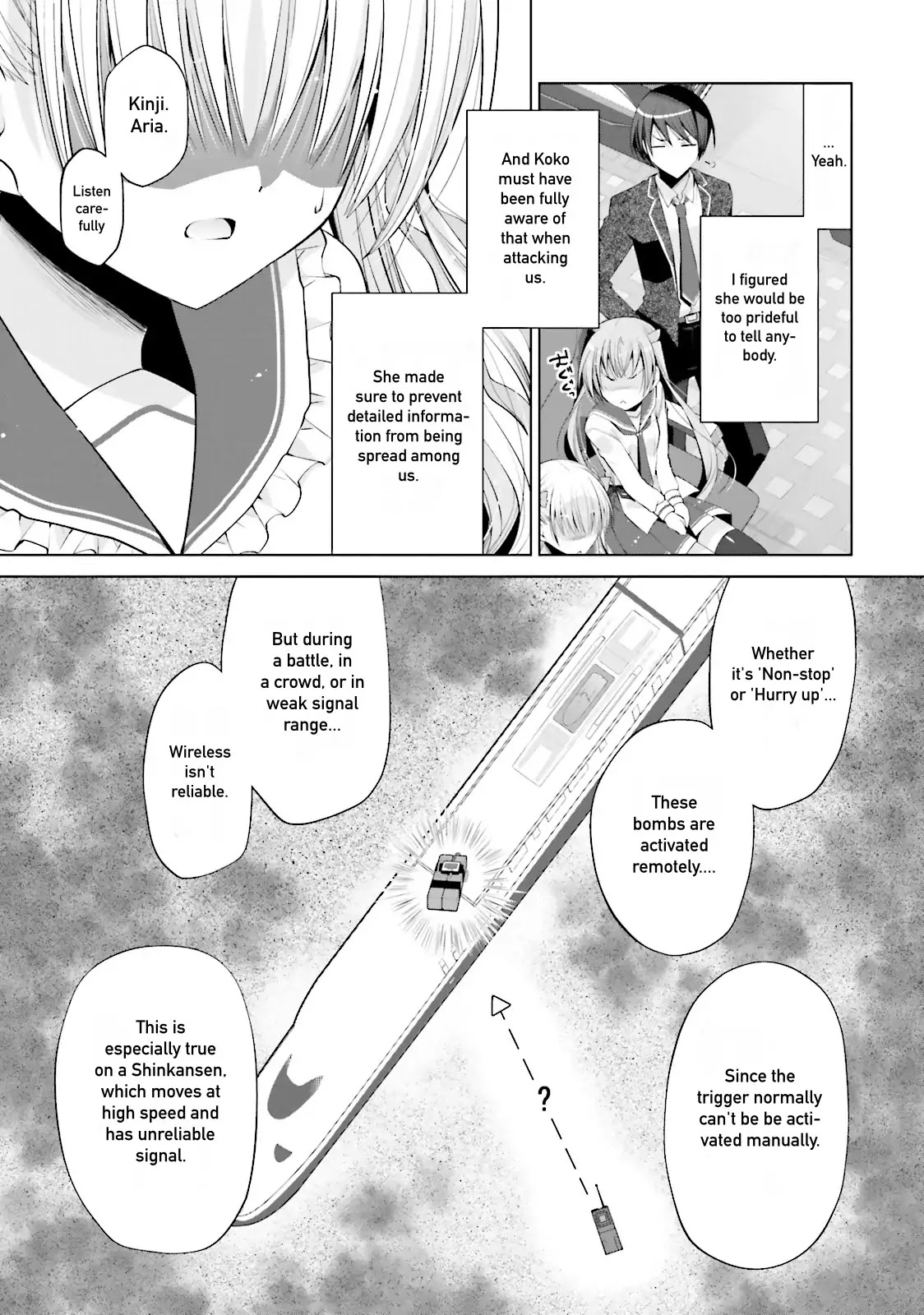 Hidan no Aria Chapter 85 page 9 - Chapter 85: Hurry up!