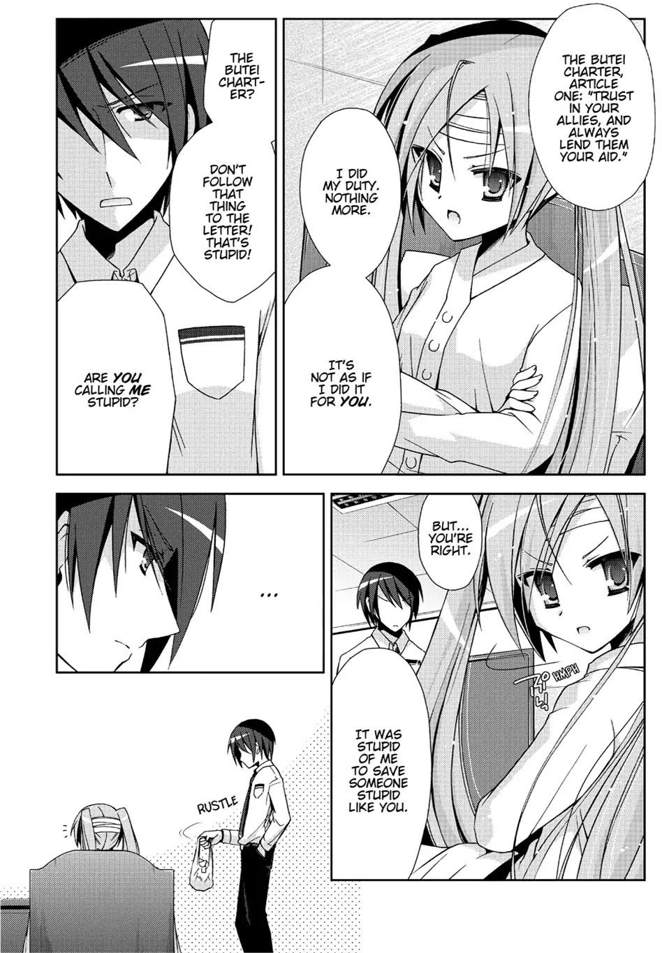 Hidan no Aria Chapter 9 page 11 - Chapter 9: Vol.2 Bullet 9: Beneath the Bangs