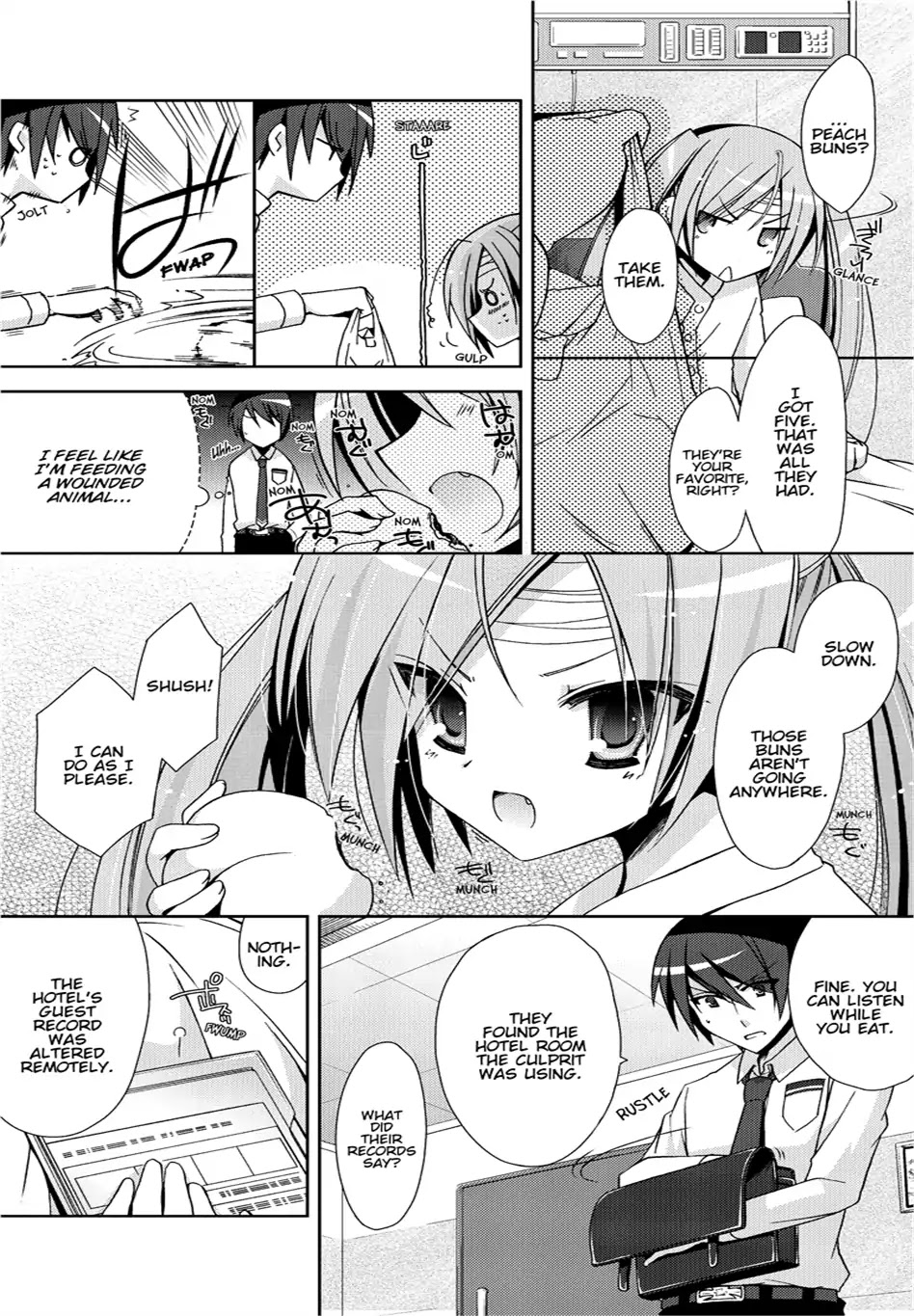 Hidan no Aria Chapter 9 page 12 - Chapter 9: Vol.2 Bullet 9: Beneath the Bangs