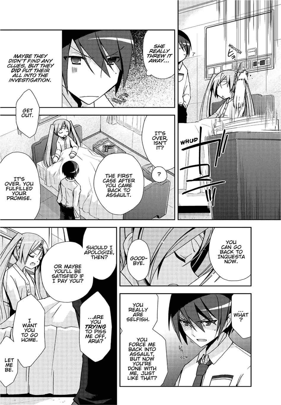 Hidan no Aria Chapter 9 page 14 - Chapter 9: Vol.2 Bullet 9: Beneath the Bangs