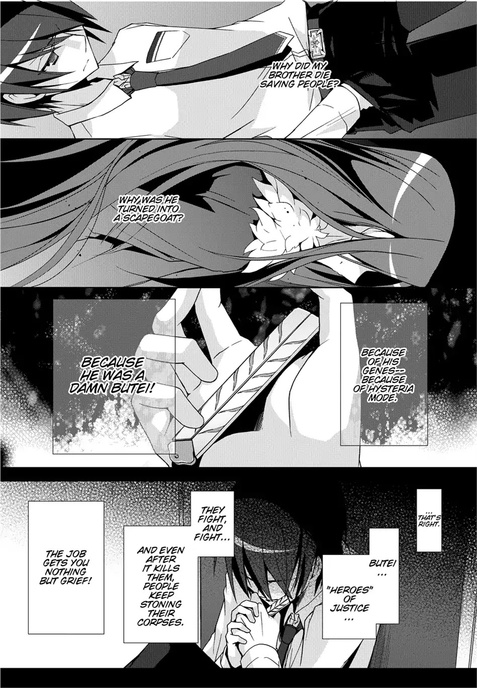 Hidan no Aria Chapter 9 page 24 - Chapter 9: Vol.2 Bullet 9: Beneath the Bangs