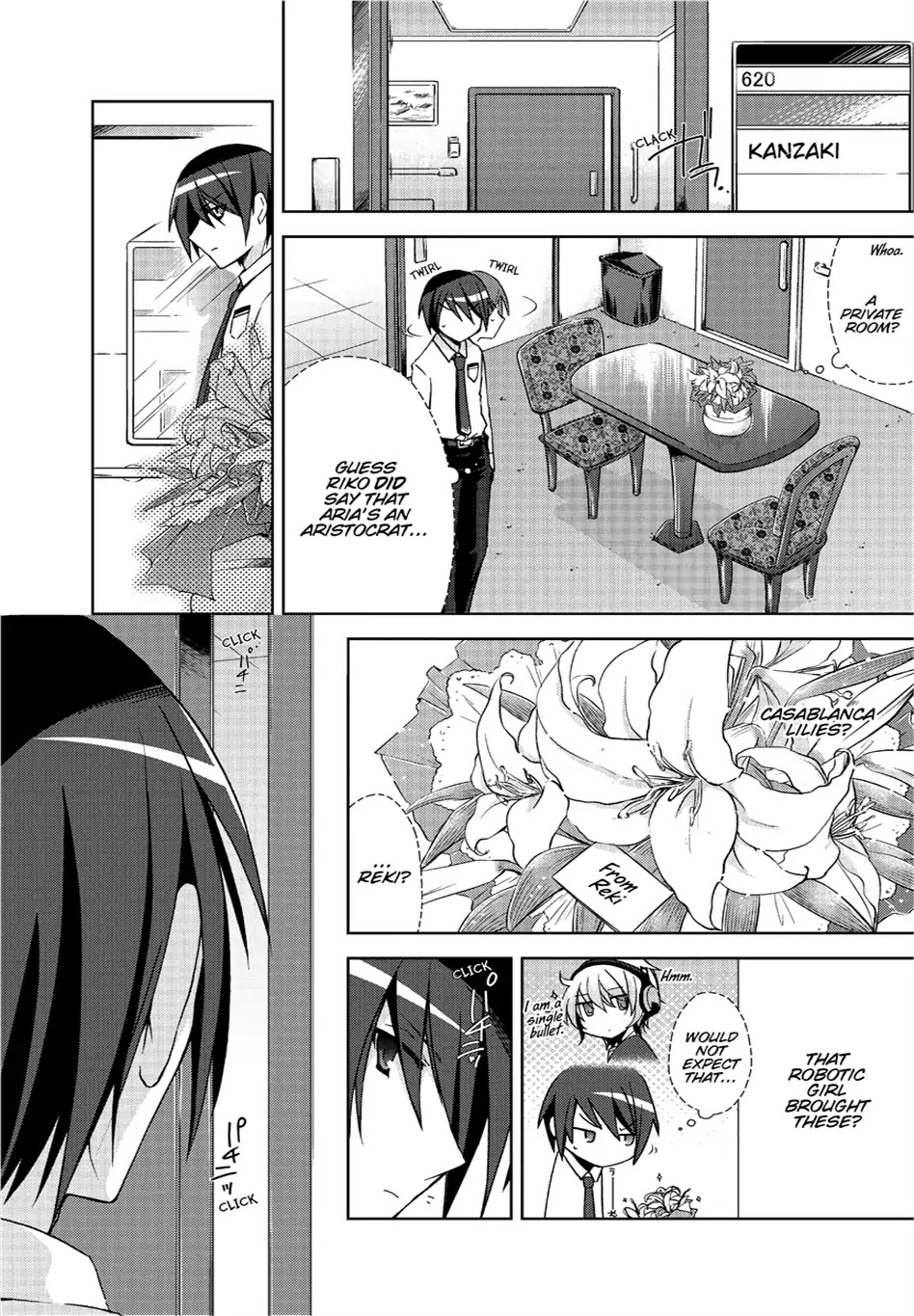 Hidan no Aria Chapter 9 page 7 - Chapter 9: Vol.2 Bullet 9: Beneath the Bangs
