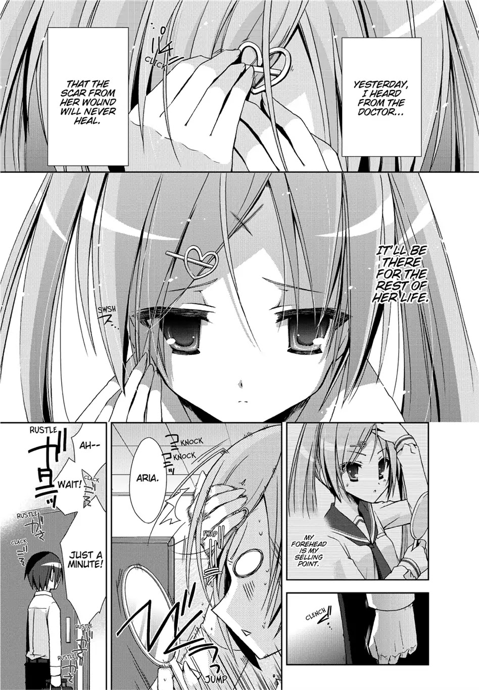 Hidan no Aria Chapter 9 page 9 - Chapter 9: Vol.2 Bullet 9: Beneath the Bangs