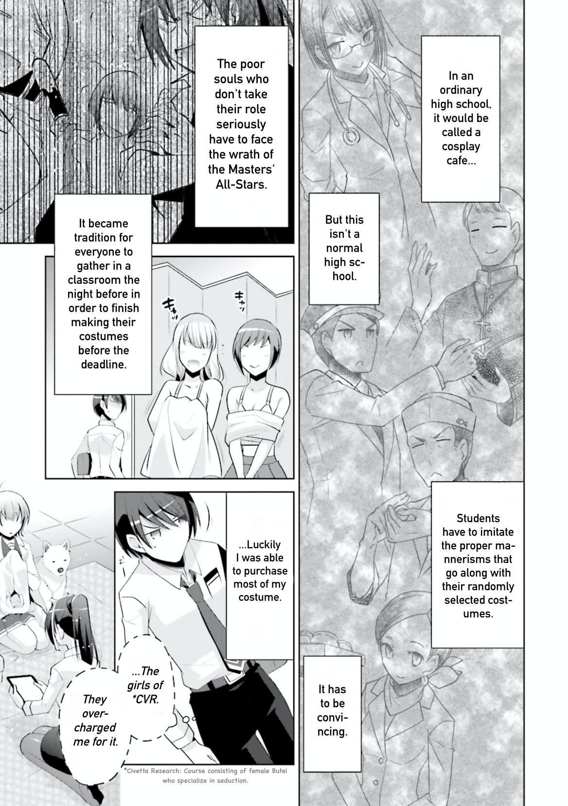 Hidan no Aria Chapter 98 page 9 - Chapter 98: Ristorante Masque