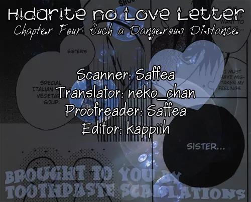 Hidarite no Love Letter Chapter 4 page 31 - Chapter 4: Such a Dangerous Distance