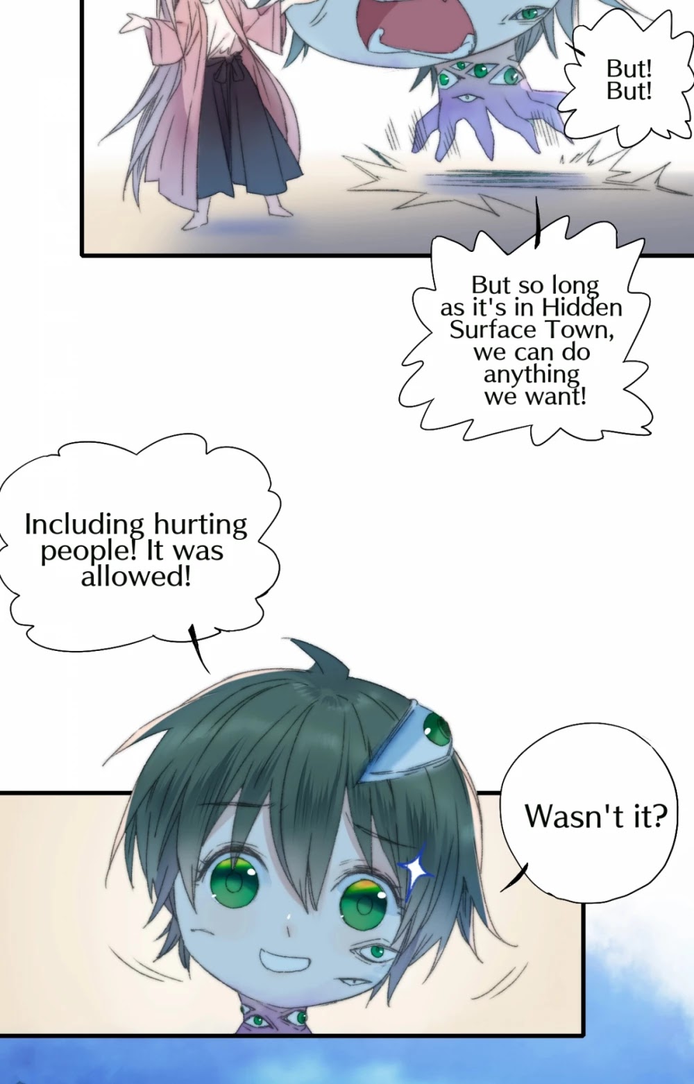 Hidden Surface Town Chapter 48 page 14 - Chapter 48: True evil