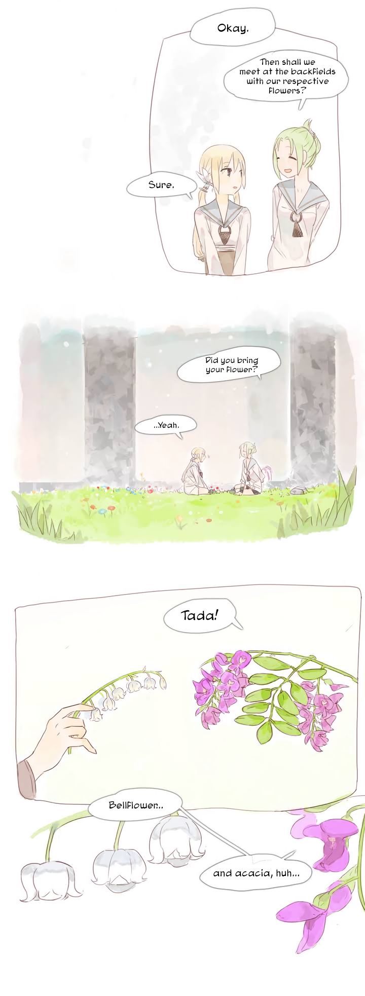 Hide in the Flowers Chapter 3 page 10 - Chapter 3 : Two people in one group