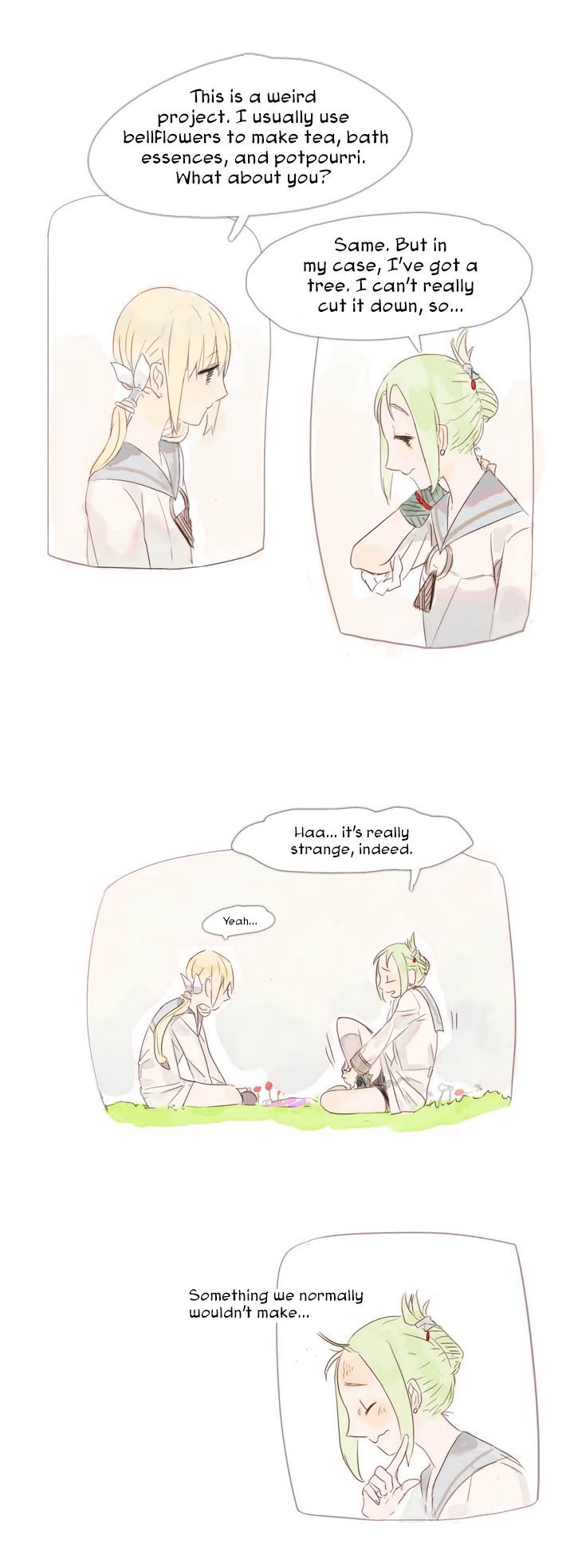 Hide in the Flowers Chapter 3 page 11 - Chapter 3 : Two people in one group
