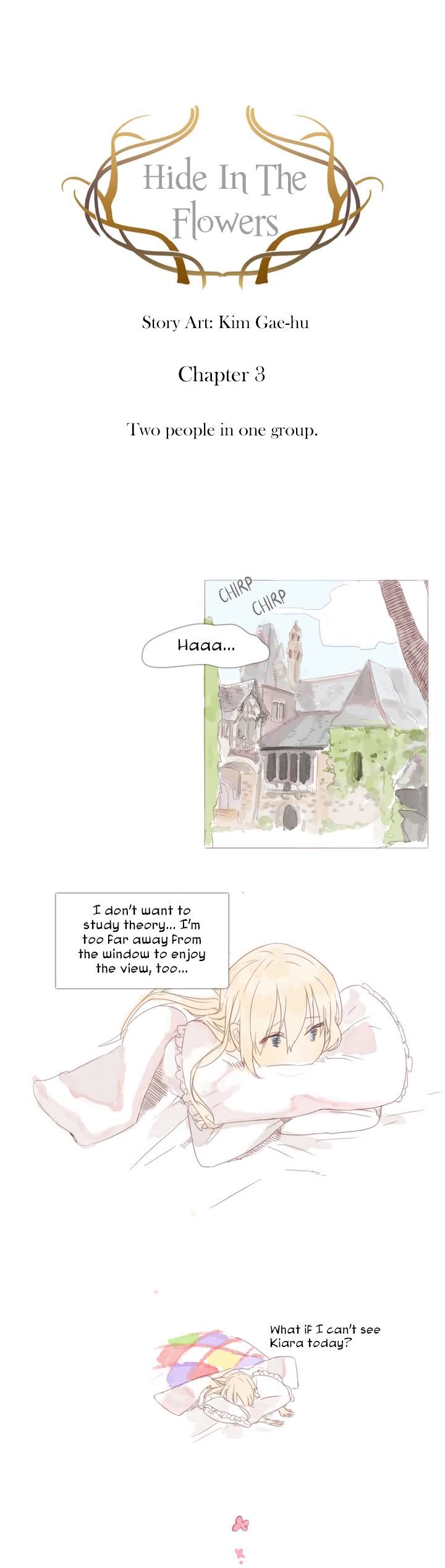 Hide in the Flowers Chapter 3 page 2 - Chapter 3 : Two people in one group