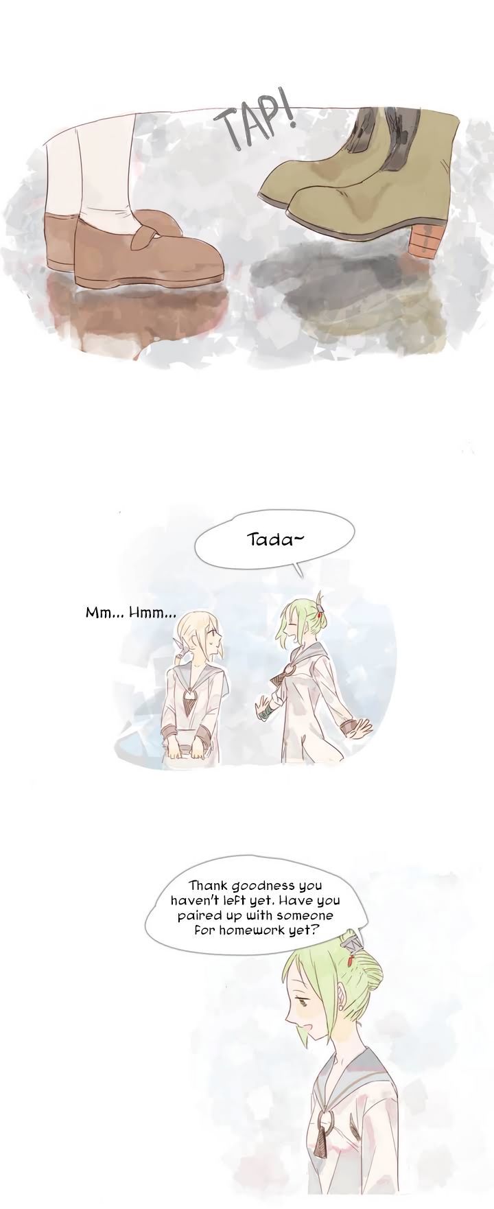 Hide in the Flowers Chapter 3 page 8 - Chapter 3 : Two people in one group