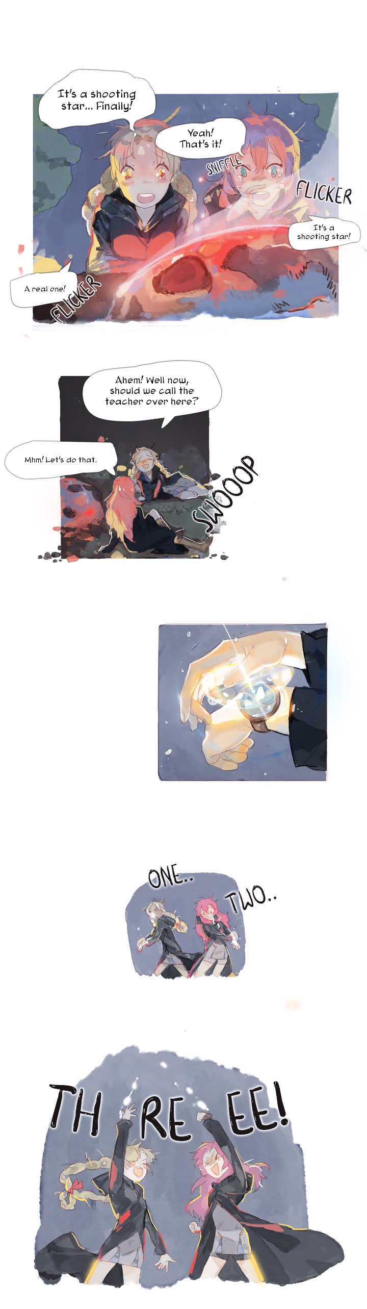Hide in the Flowers Chapter 4 page 10 - Chapter 4 : Class about picking up Shooting star fragments
