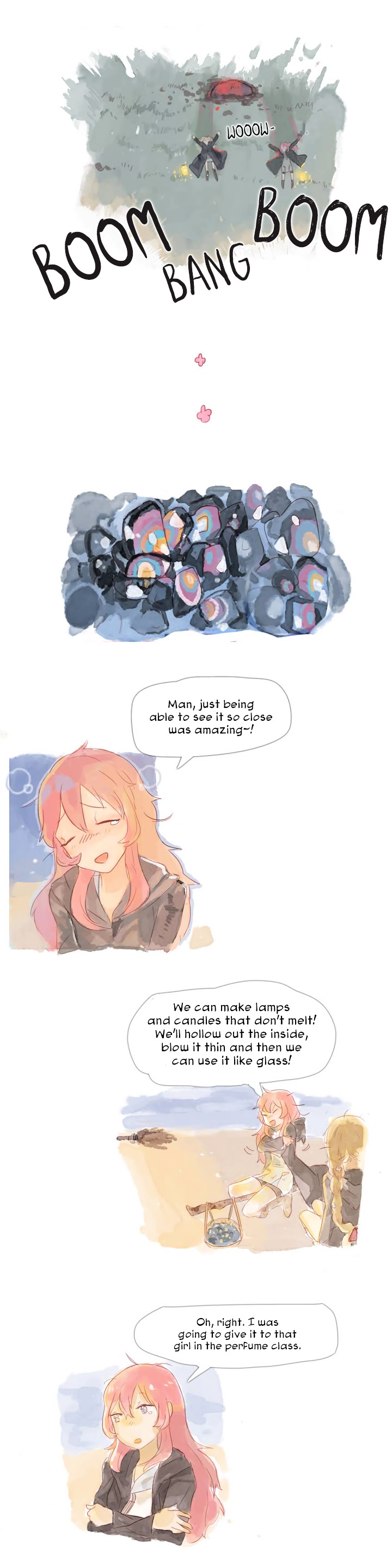 Hide in the Flowers Chapter 4 page 11 - Chapter 4 : Class about picking up Shooting star fragments