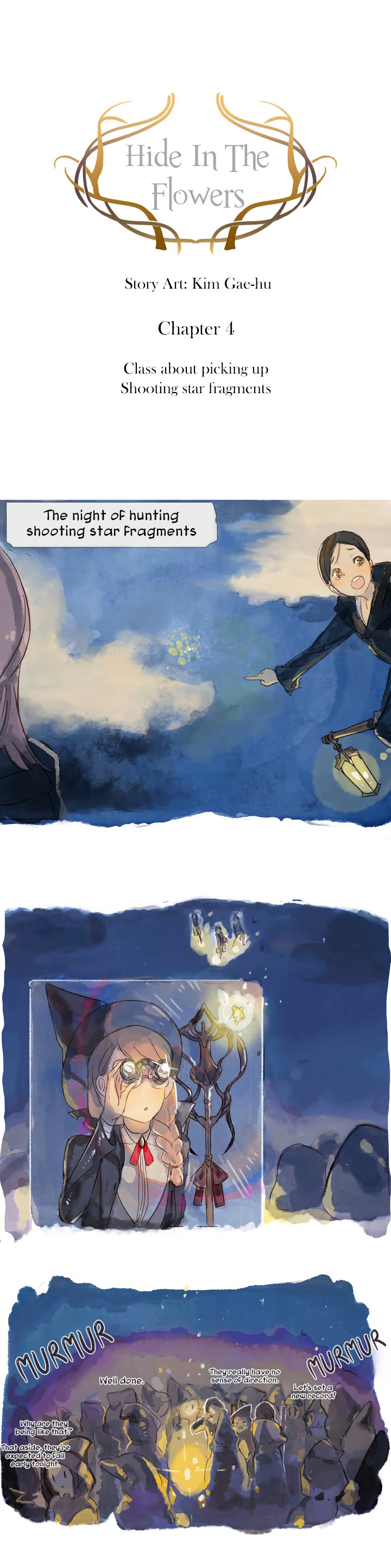Hide in the Flowers Chapter 4 page 2 - Chapter 4 : Class about picking up Shooting star fragments
