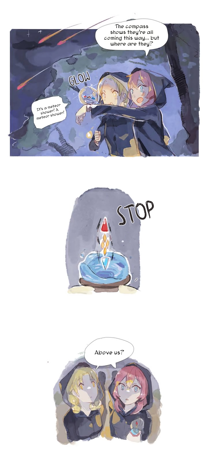 Hide in the Flowers Chapter 4 page 8 - Chapter 4 : Class about picking up Shooting star fragments