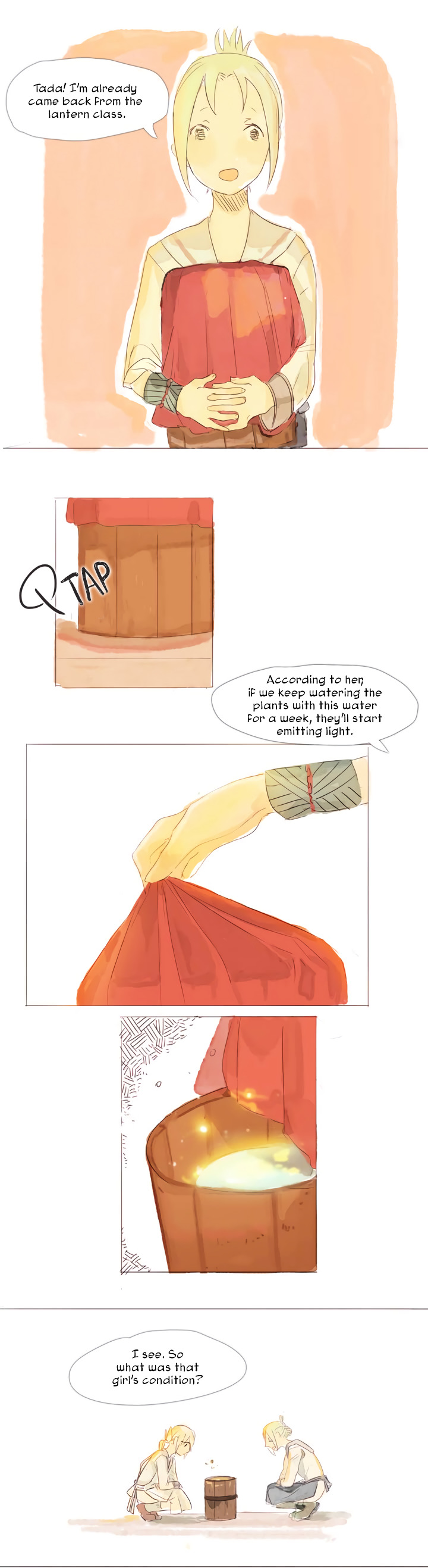Hide in the Flowers Chapter 5 page 13 - Chapter 5 : One day before picking up shooting star fragments