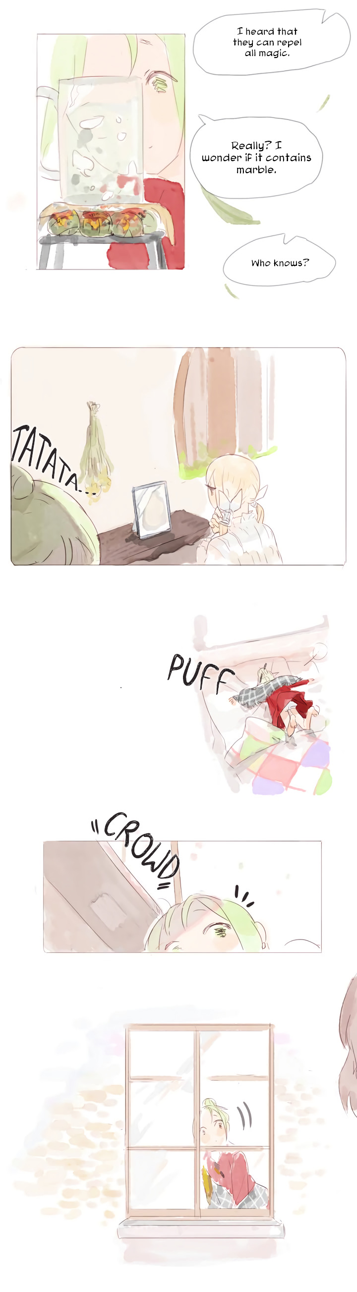 Hide in the Flowers Chapter 5 page 4 - Chapter 5 : One day before picking up shooting star fragments