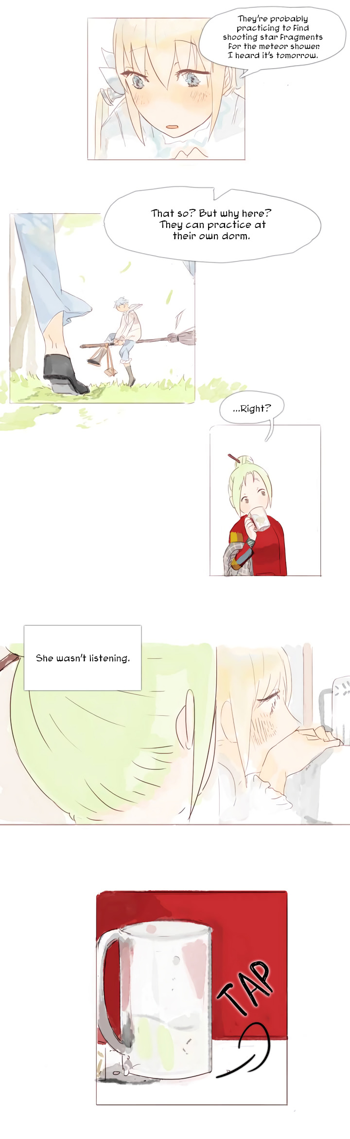 Hide in the Flowers Chapter 5 page 6 - Chapter 5 : One day before picking up shooting star fragments