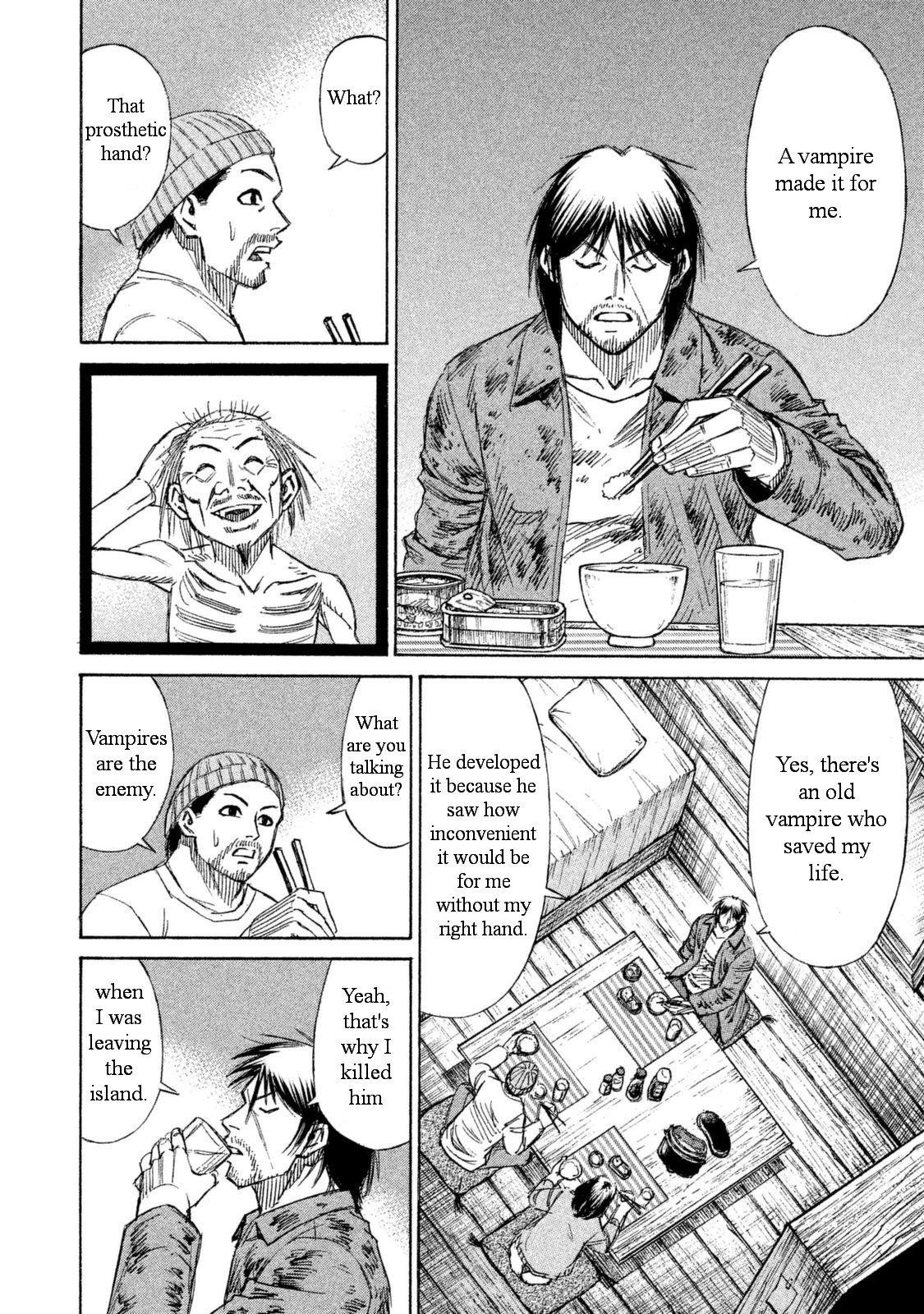 Higanjima - 48 Days Later Chapter 3 page 14 - Chapter 3: The Artificial Hand