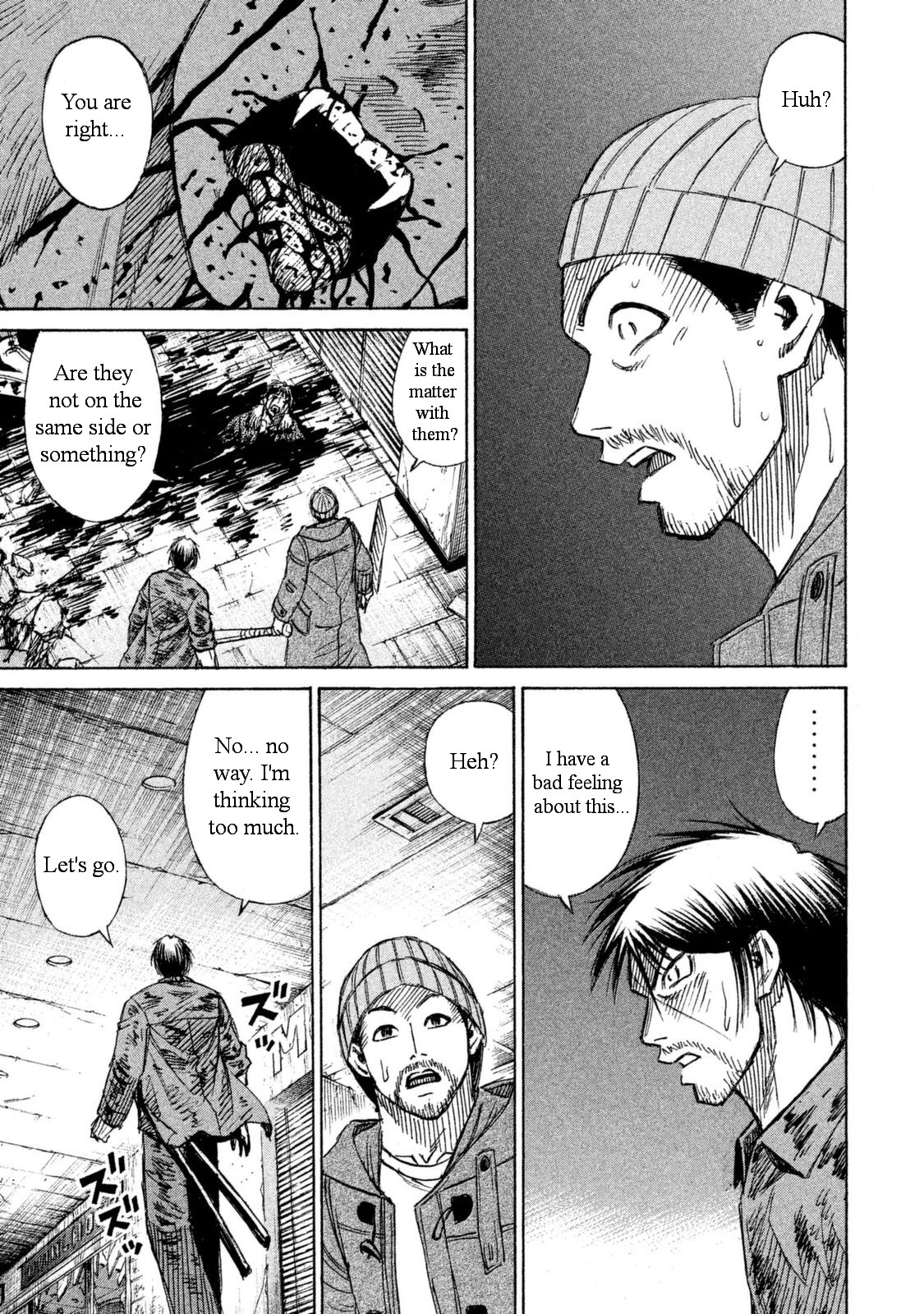 Higanjima - 48 Days Later Chapter 6 page 14 - Chapter 6: The Human Barrel