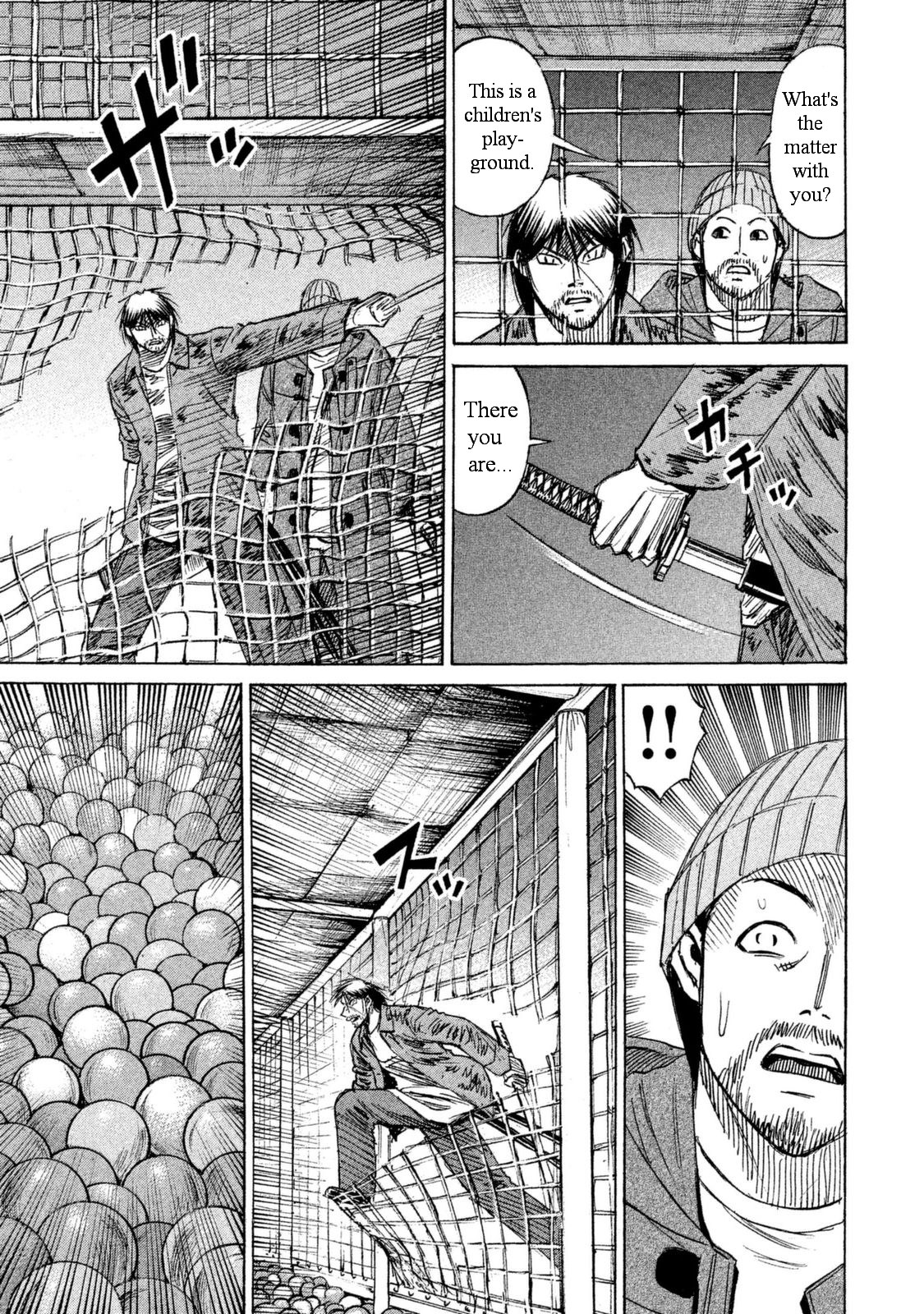 Higanjima - 48 Days Later Chapter 7 page 11 - Chapter 7: The Ball Pool