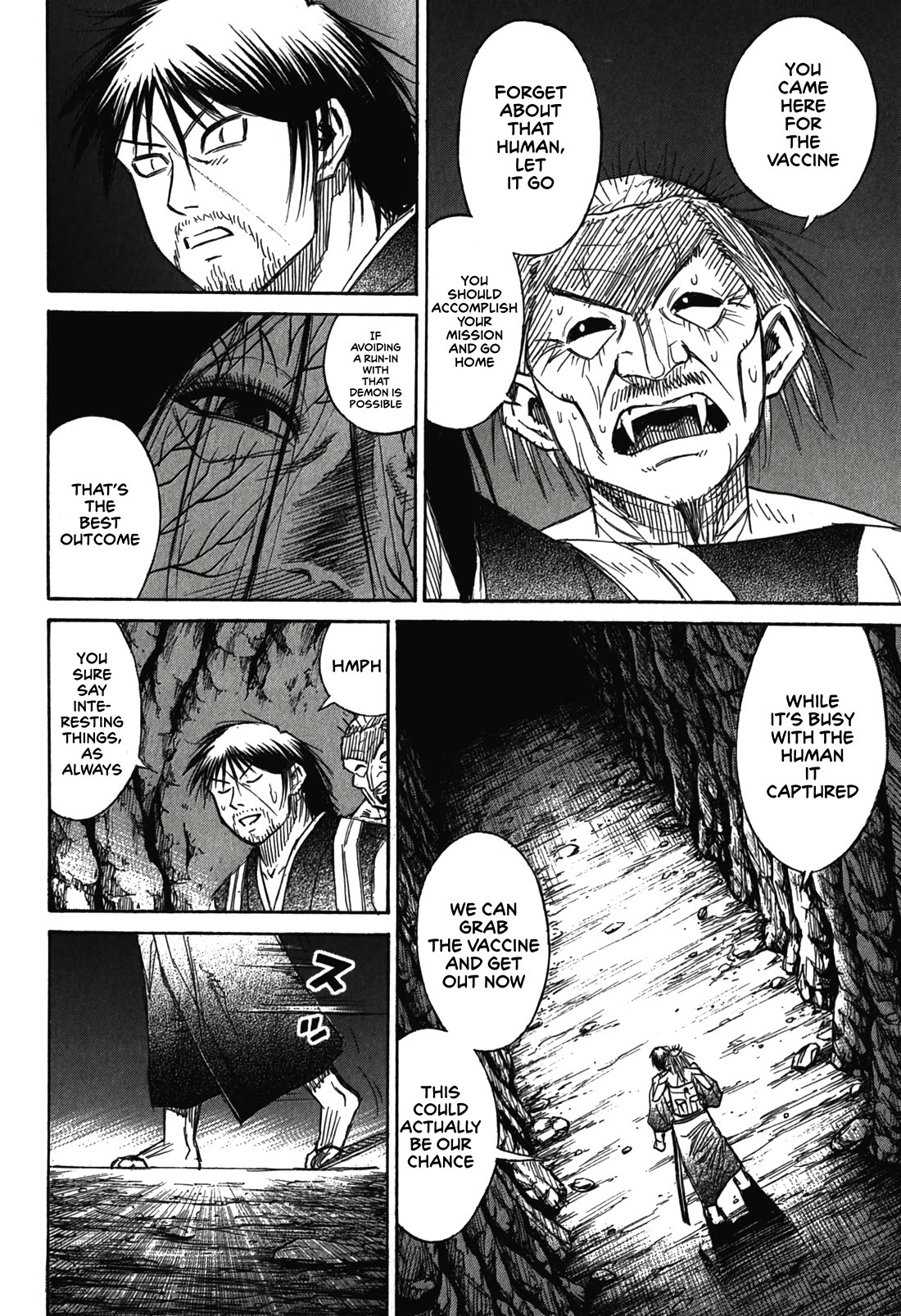 Higanjima - Saigo no 47 Hiai Chapter 100 page 10 - Chapter 100: Body Fluid