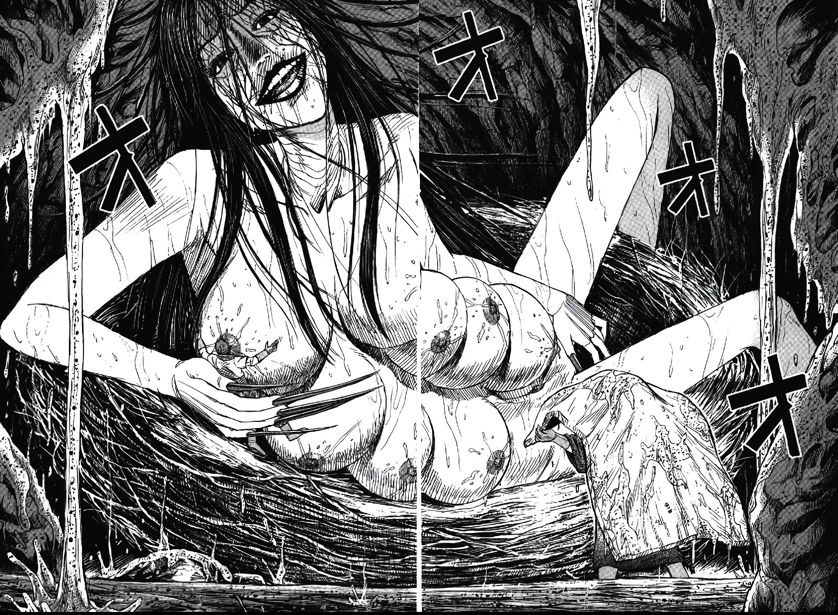 Higanjima - Saigo no 47 Hiai Chapter 100 page 18 - Chapter 100: Body Fluid