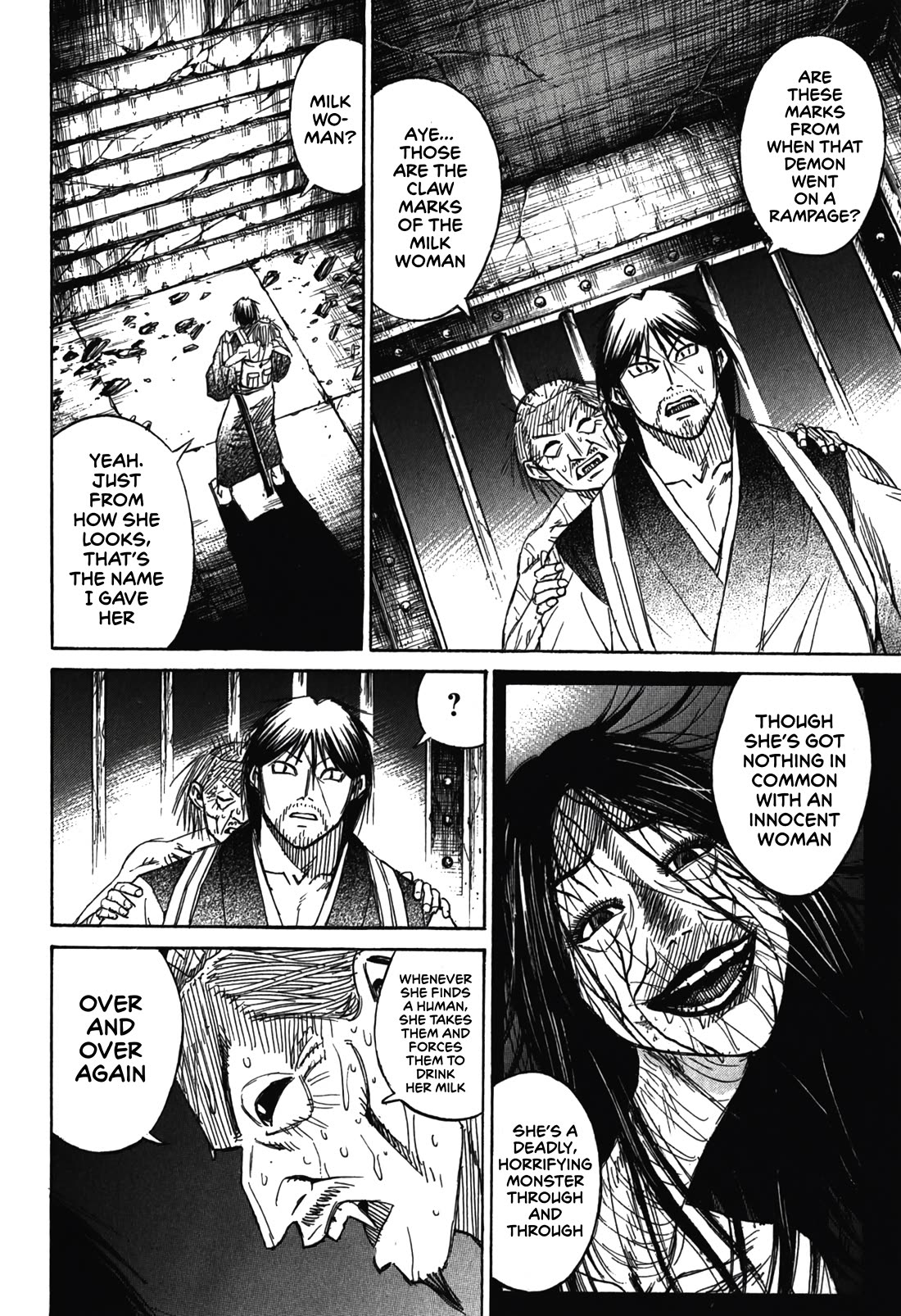 Higanjima - Saigo no 47 Hiai Chapter 100 page 6 - Chapter 100: Body Fluid