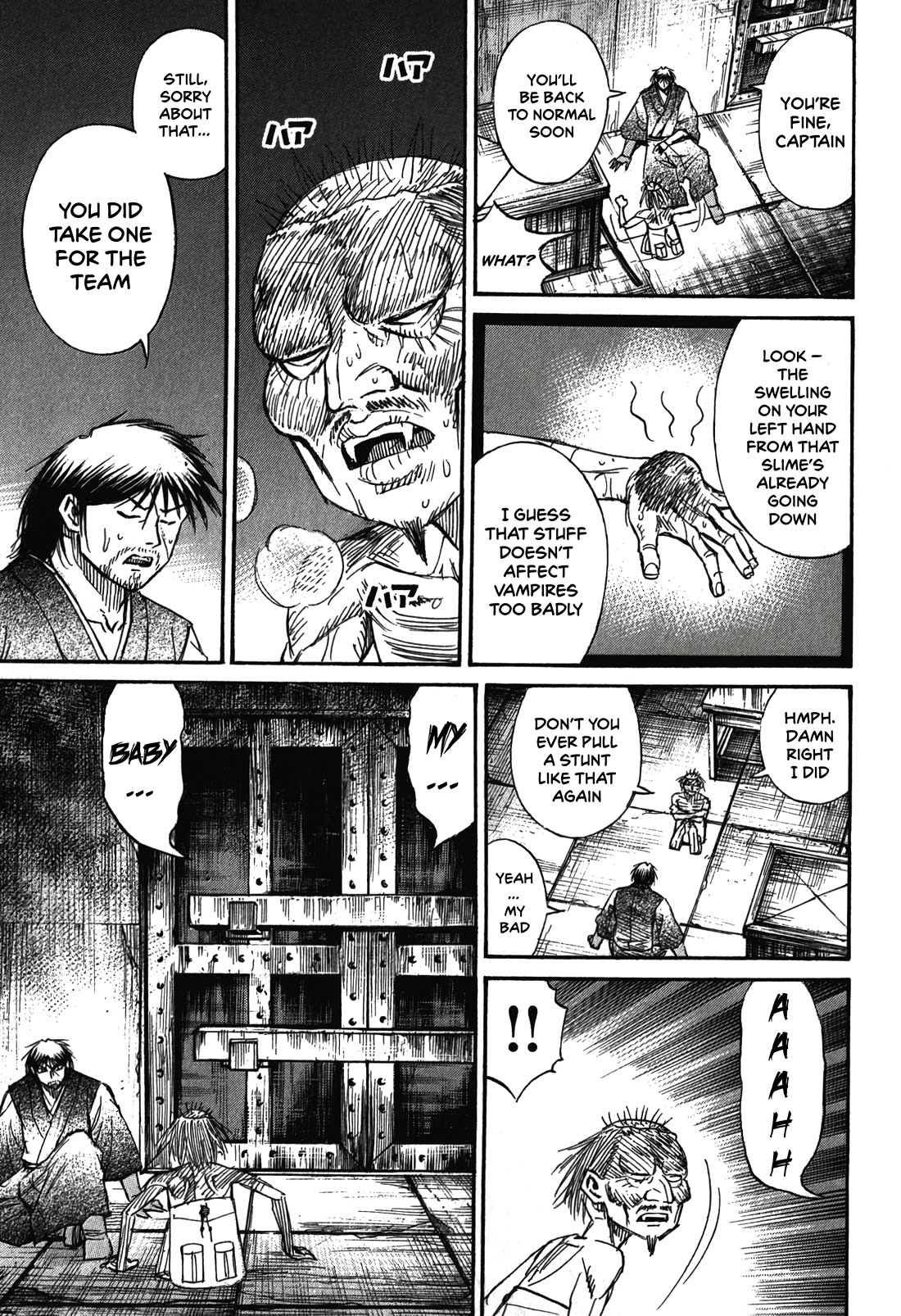 Higanjima - Saigo no 47 Hiai Chapter 102 page 13 - Chapter 102: Waterfall