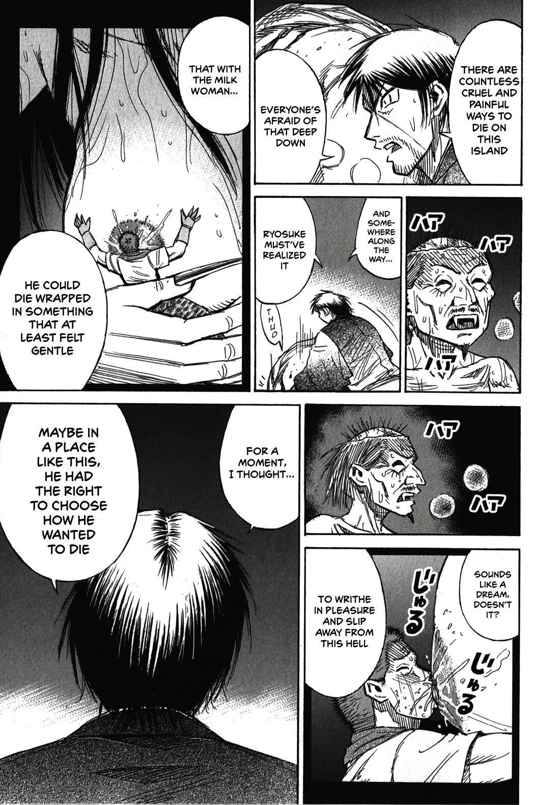 Higanjima - Saigo no 47 Hiai Chapter 104 page 10 - Chapter 104: The Way to Die