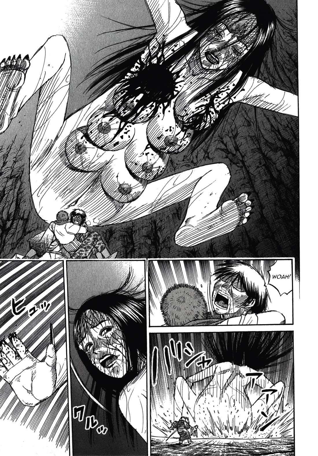 Higanjima - Saigo no 47 Hiai Chapter 109 page 11 - Chapter 109: Exposed Chest