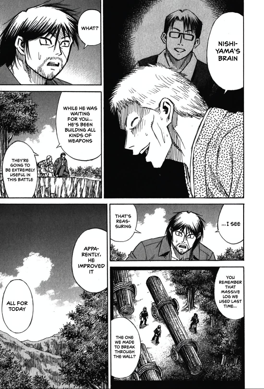 Higanjima - Saigo no 47 Hiai Chapter 115 page 11 - Chapter 115: The Log