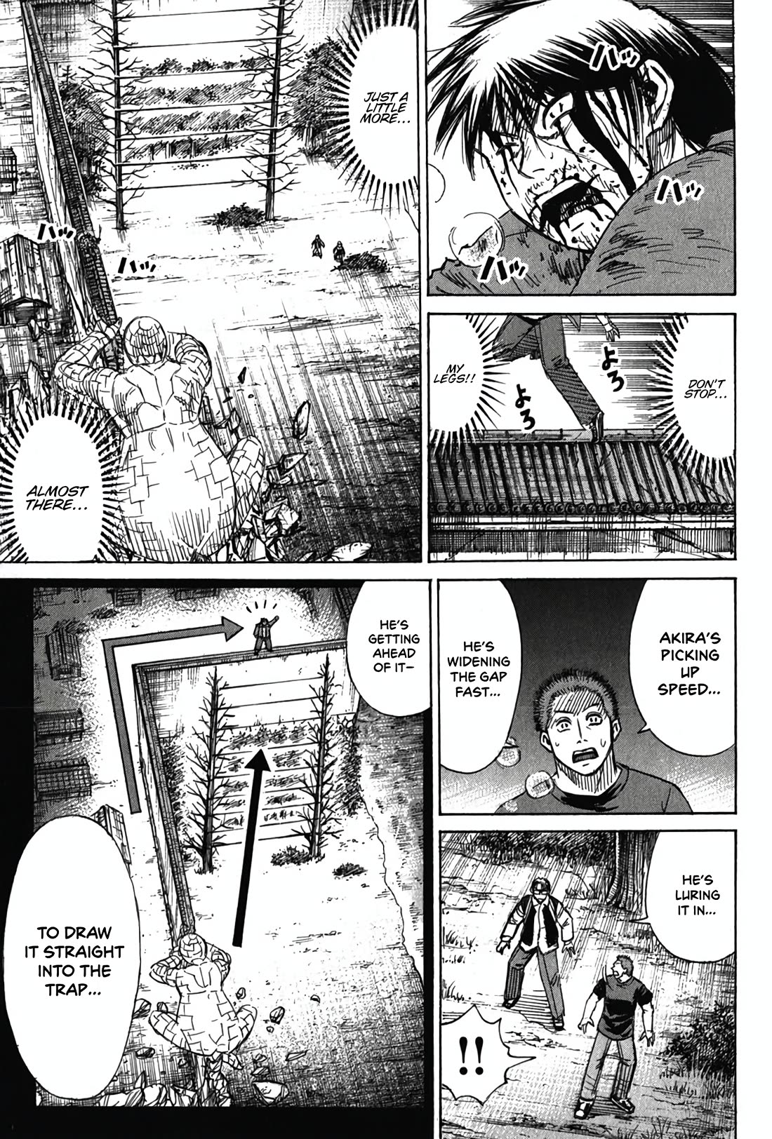 Higanjima - Saigo no 47 Hiai Chapter 129 page 11 - Chapter 129: Footing