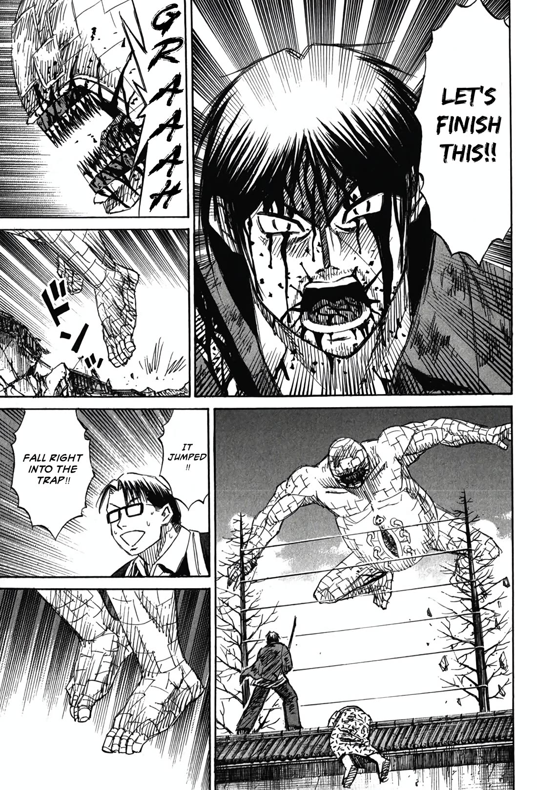 Higanjima - Saigo no 47 Hiai Chapter 129 page 13 - Chapter 129: Footing