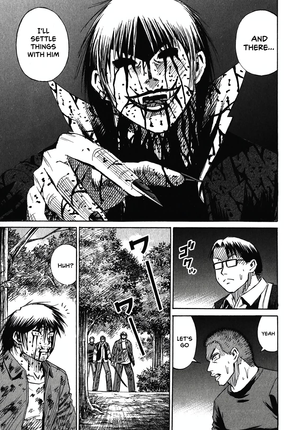Higanjima - Saigo no 47 Hiai Chapter 130 page 6 - Chapter 130: Four Boats