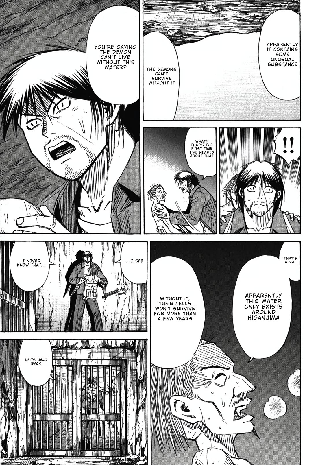 Higanjima - Saigo no 47 Hiai Chapter 135 page 18 - Chapter 135: The Spring Water