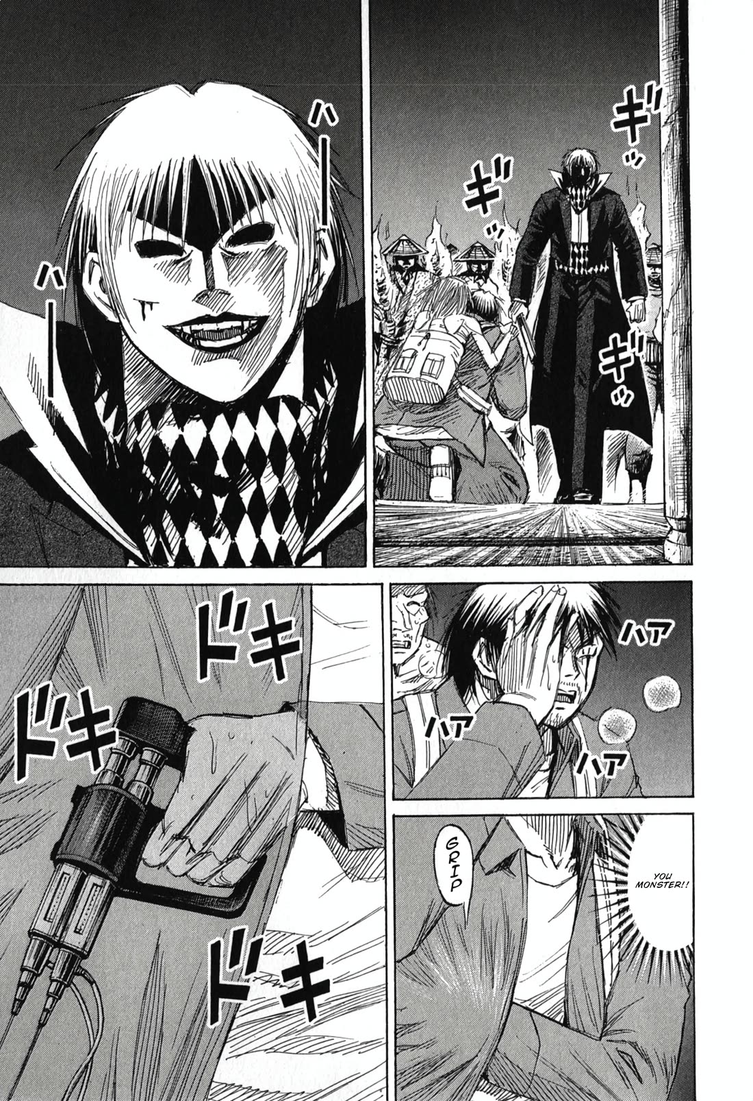Higanjima - Saigo no 47 Hiai Chapter 142 page 13 - Chapter 142: Offense and Defense