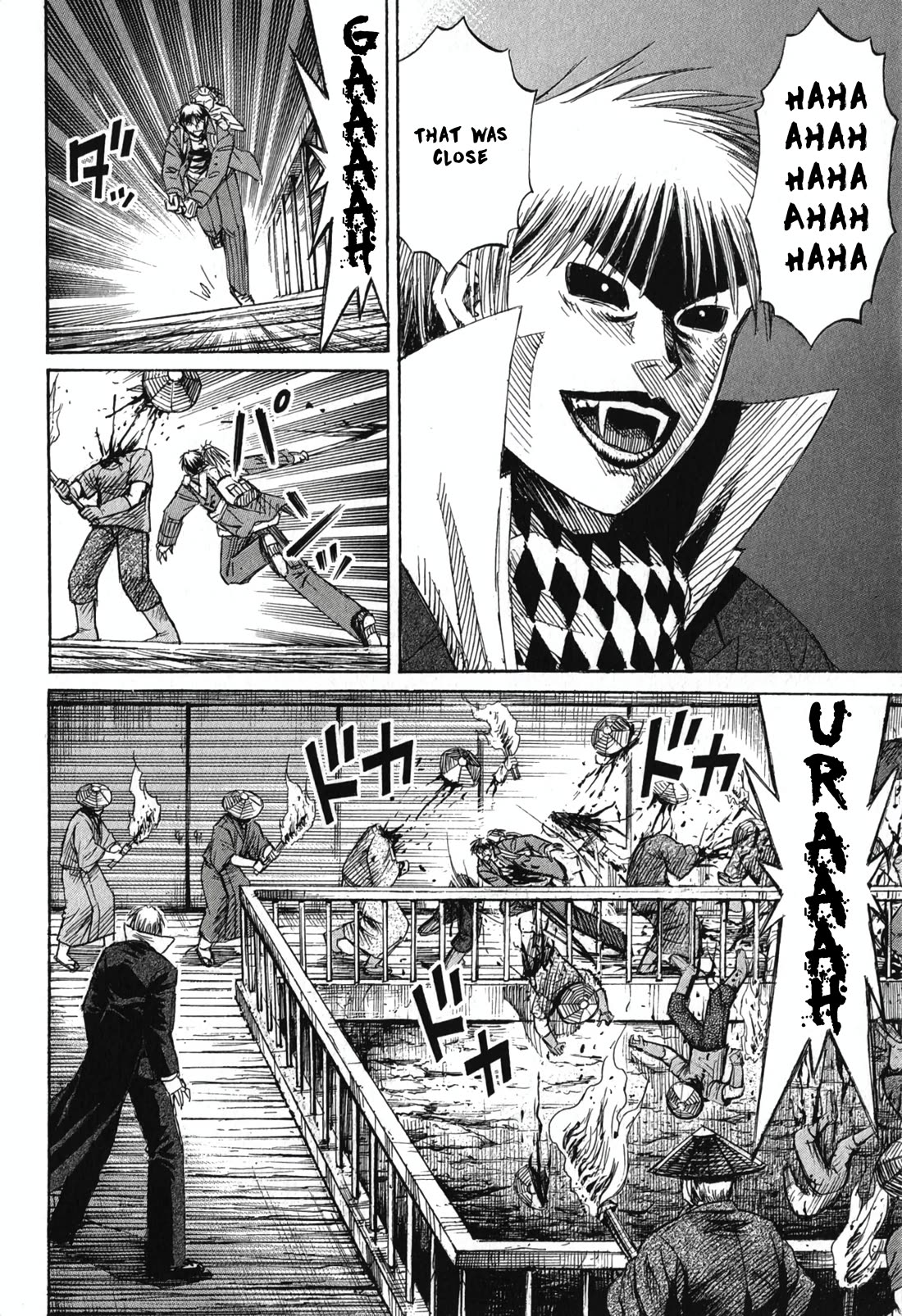 Higanjima - Saigo no 47 Hiai Chapter 143 page 16 - Chapter 143: The Pit